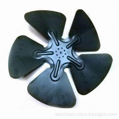 Impeller, Made of Aluminum, with Matte Black Coating Finish and Stamping Machining Process